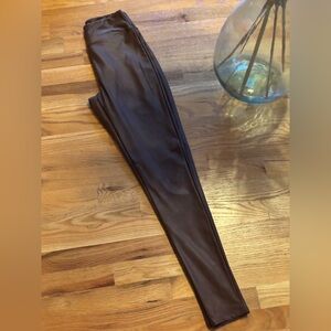 Naked Wardrobe Rich Brown leggings